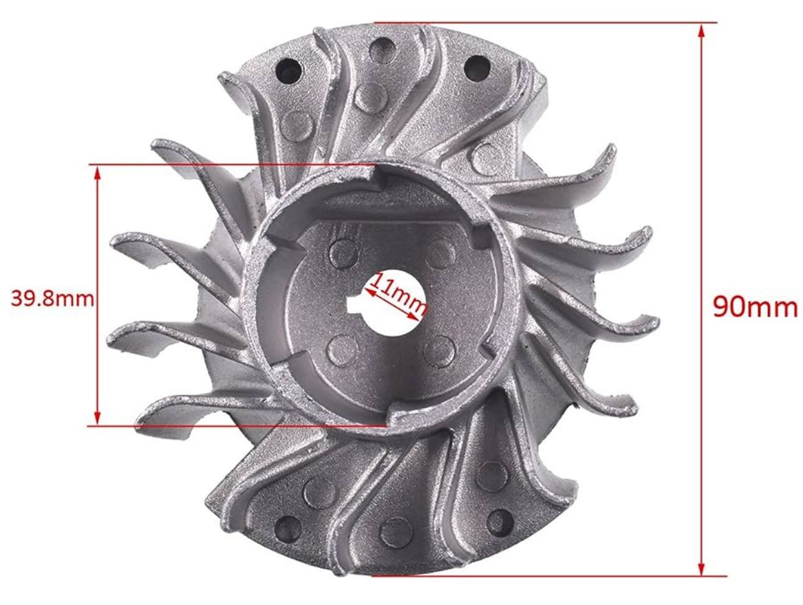 Zamašnjak Stihl 023, 025, MS210, 230, 250 urezan utor za kajlu